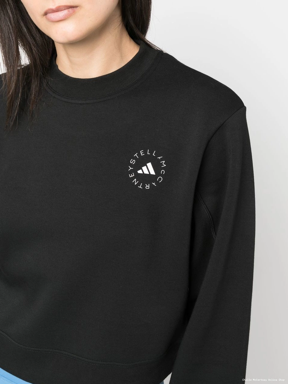Cheap McCartney logo-print Women sweatshirt adidas by cropped Stella 0728